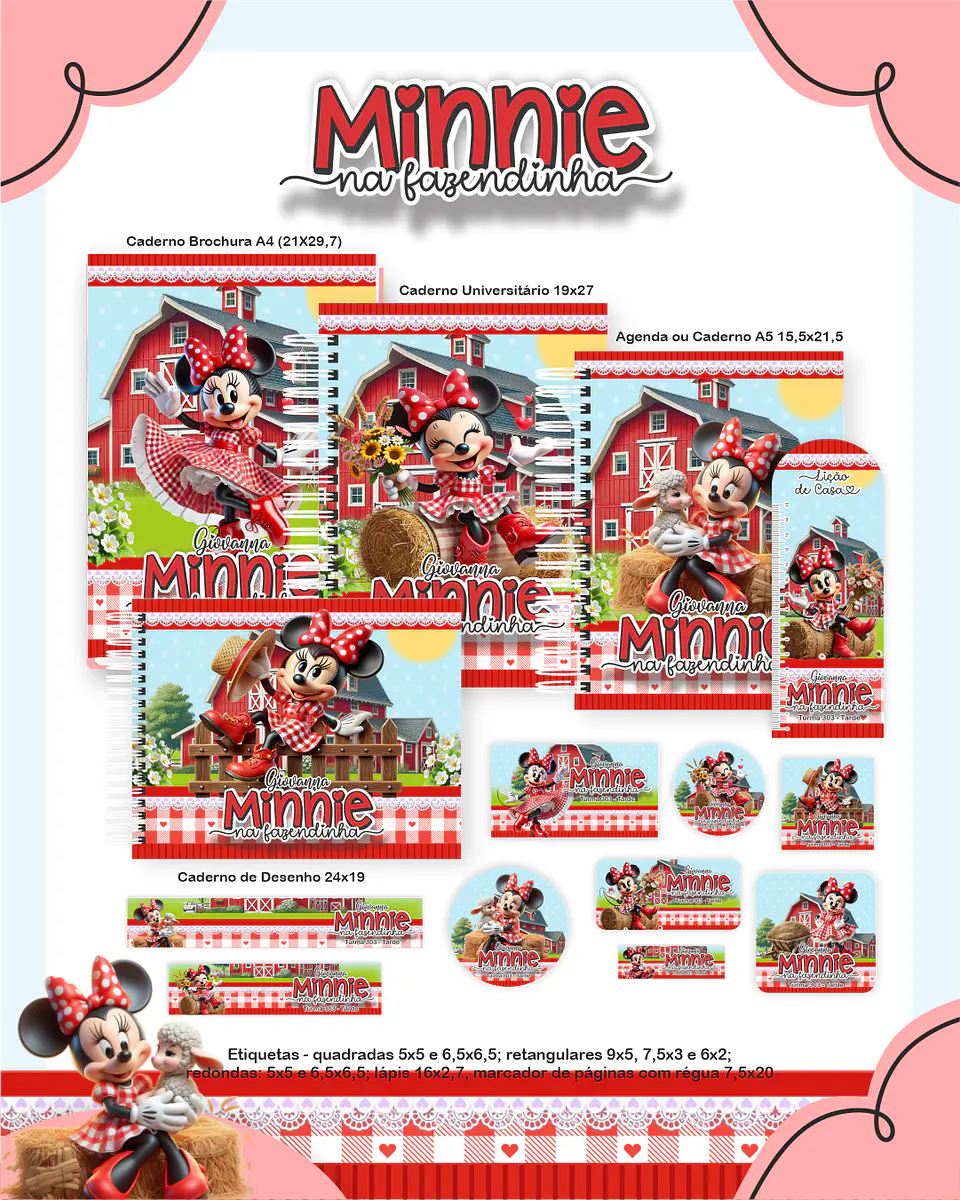 Arquivo Escolar Minnie na Fazendina - Pamella 1