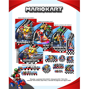 Arquivo Escolar Mario Kart - Pamella
