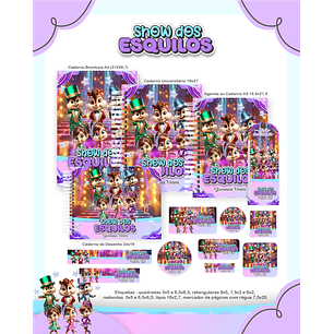 Arquivo Escolar Show dos Esquilos - Pamella