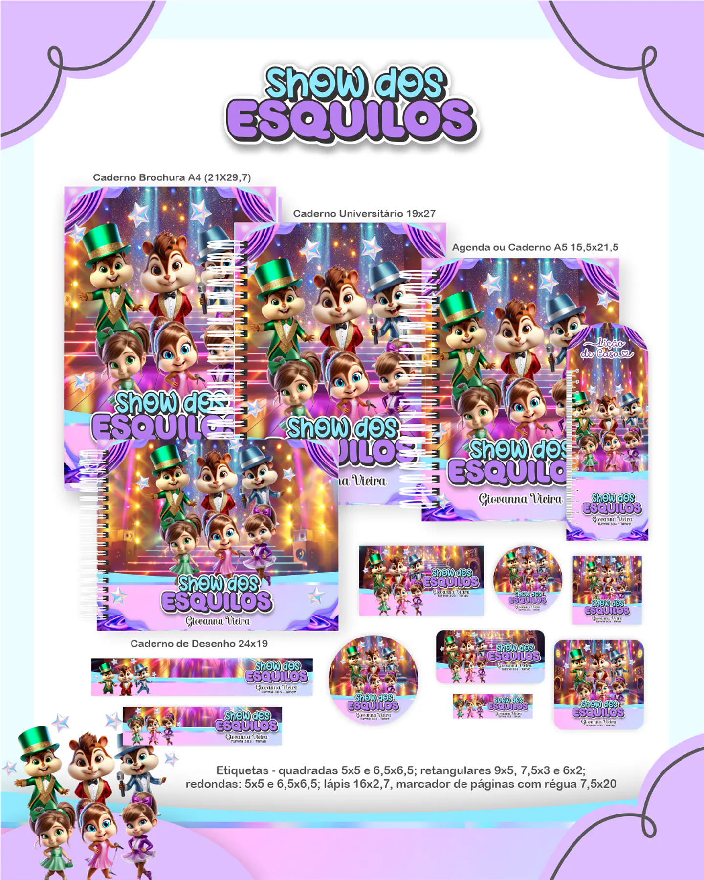 Arquivo Escolar Show dos Esquilos - Pamella 1