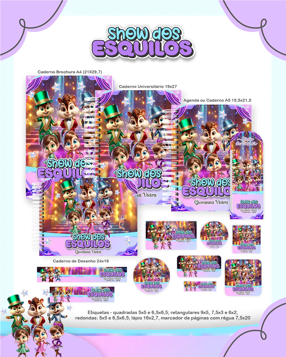 Arquivo Escolar Show dos Esquilos - Pamella 1