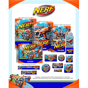 Arquivo Escolar Nerf - Pamella