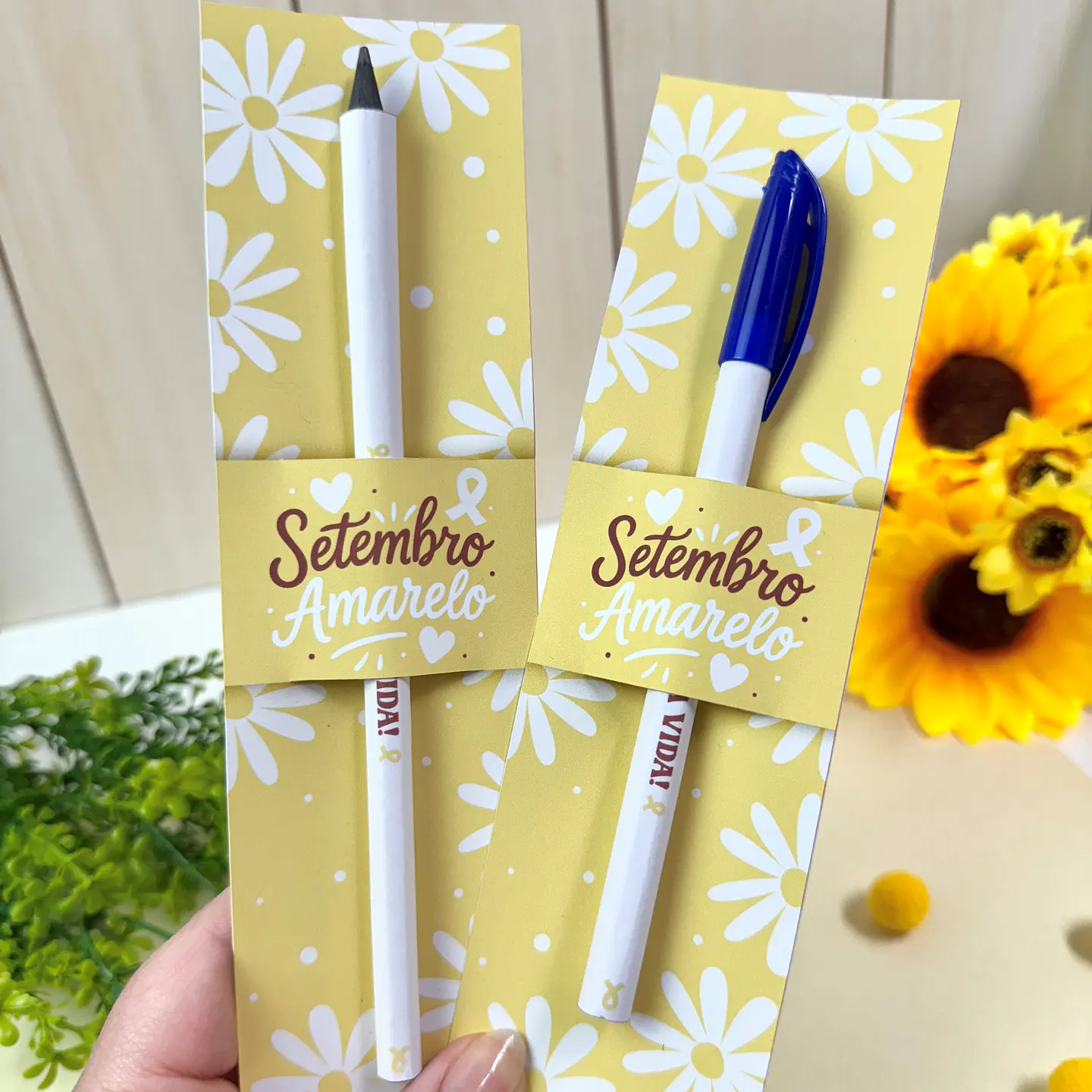Arquivo Setembro Amarelo Card para Caneta ou Lápis - Madi 1