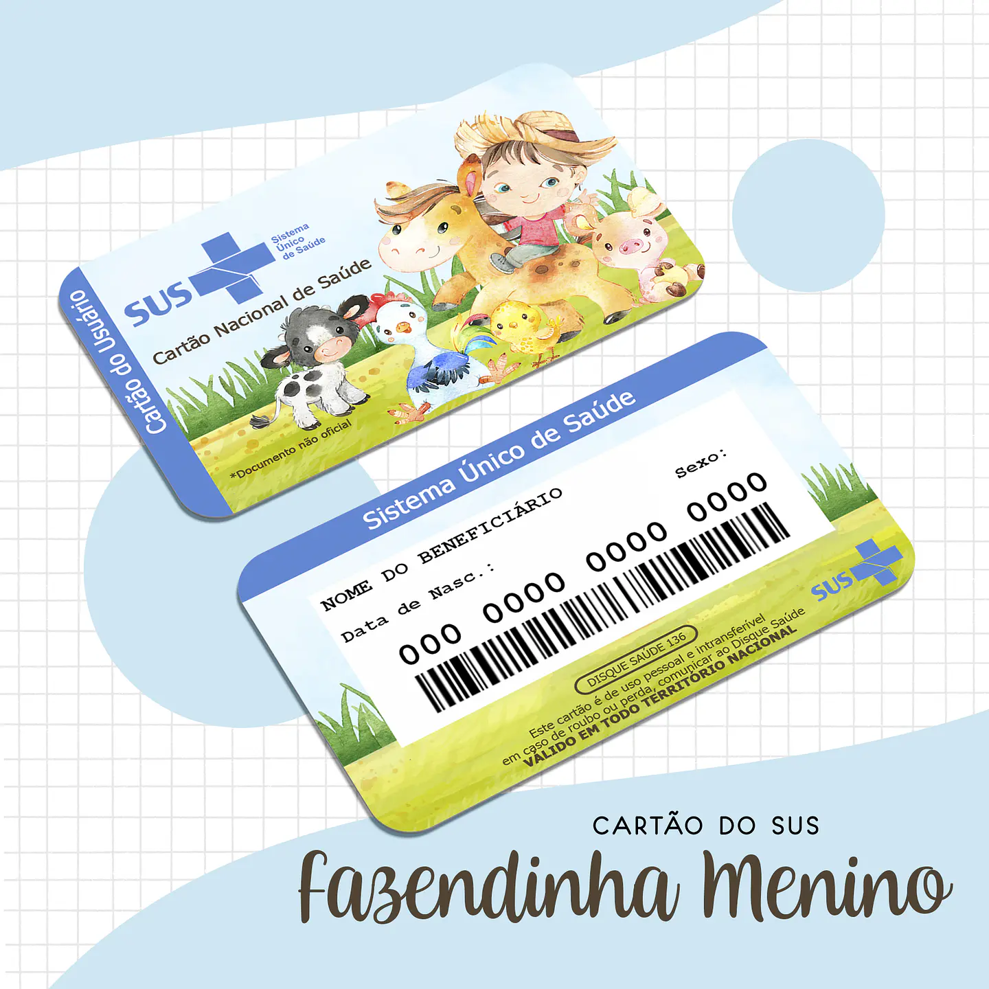 Arquivo Cartão do Sus Fazendinha Menino 1