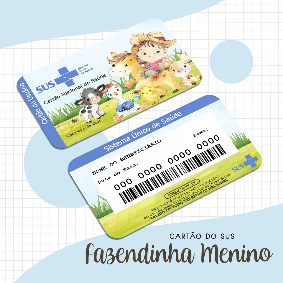 Arquivo Cartão do Sus Fazendinha Menino 1