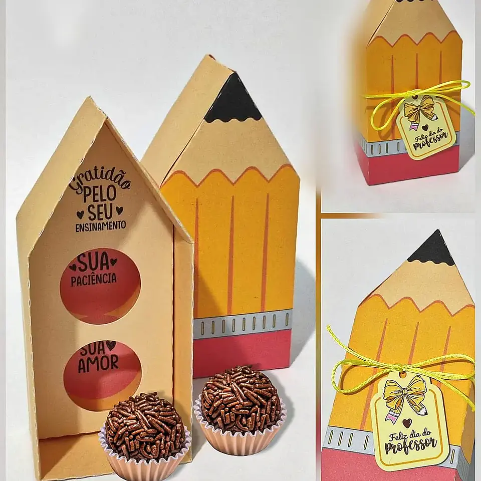 Arquivo Caixa Lápis Brigadeiro Professor - Criar Bv 1
