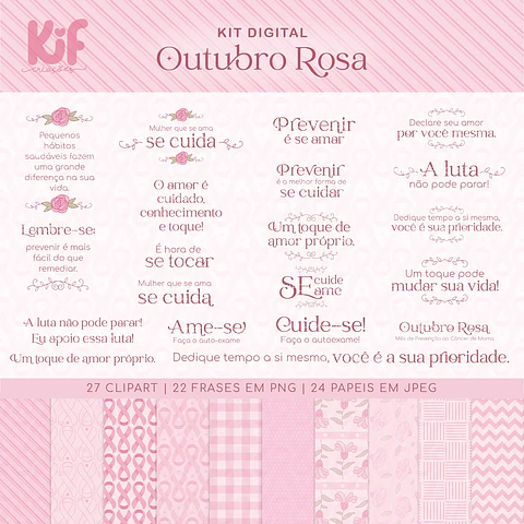 Kit Digital Outubro Rosa - KIF