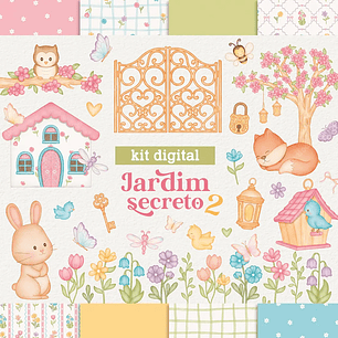 Kit Digital Jardim Secreto 2 - Daiane Barbosa