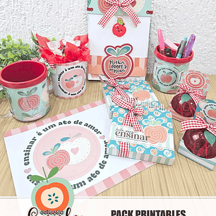 Arquivo Professores Apple Printable Polly - Tita