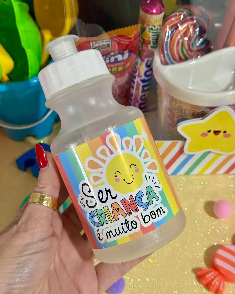 Arquivo Dia das Crianças Adesivo Squeeze 300 ML - GB 1