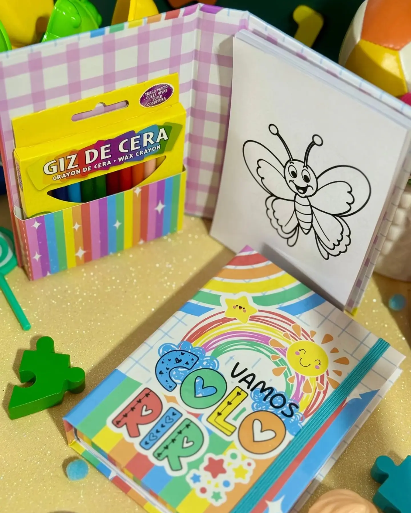 Arquivo Dia das Crianças Carteira Vamos Colorir - GB 1