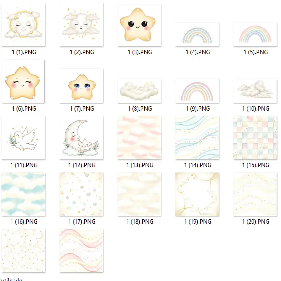 Kit Digital Meu Pequeno Milagre - Caramelo Design 2
