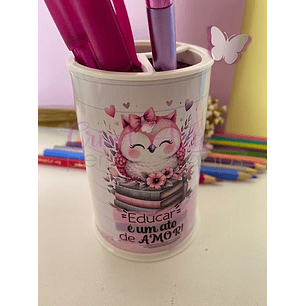 Arquivo Arte Adesivo Porta Treco Rosa Professores - Crisolart