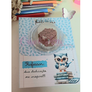 Arquivo Card para Blister Azul Professores - Crisolart