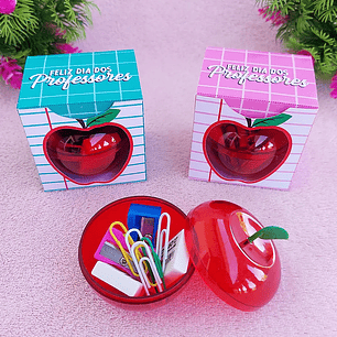 Arquivo Caixa para Maça de Acrílico Professores - Dhama dos Papéis