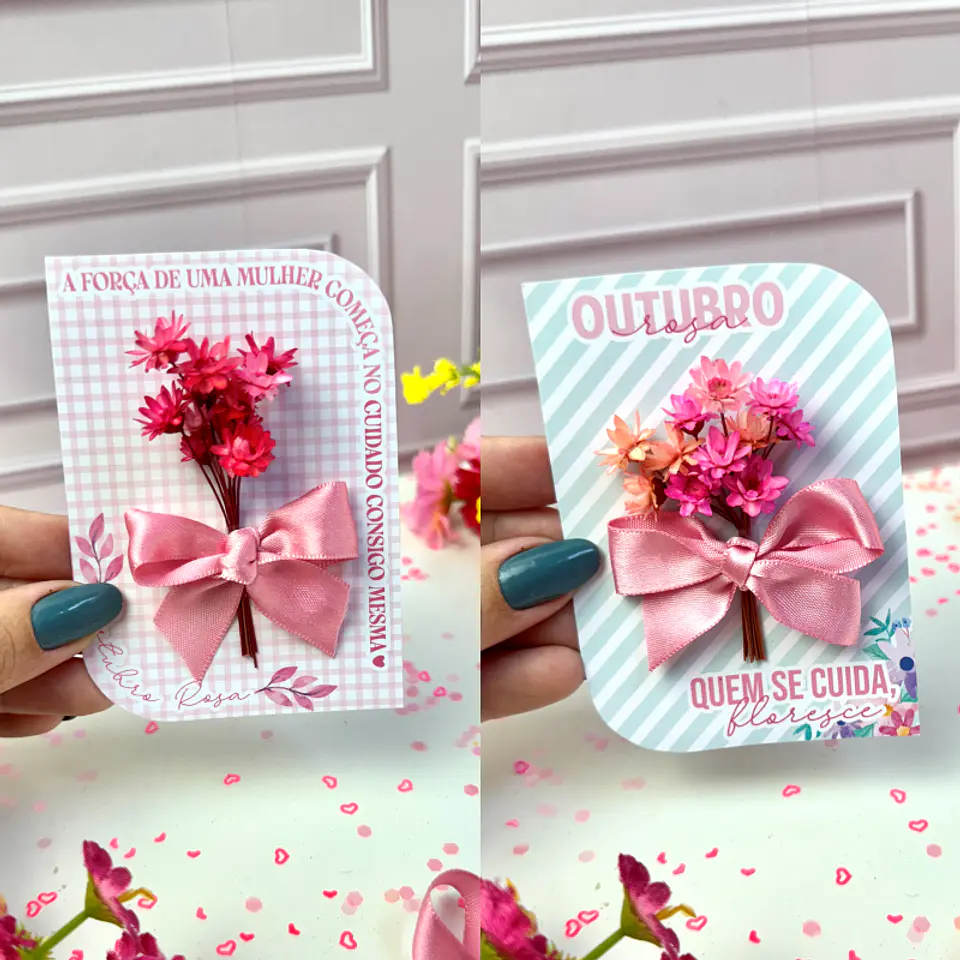 Arquivo Outubro Rosa Card Florzinha - Madi 1