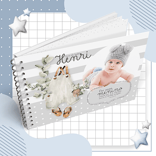 Arquivo Encadernação Baby Por esse Menino Orava eu - papel amado