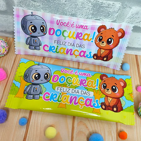 Arquivo Dia das Crianças Barra de Chocolate - Desenhitos da Jana