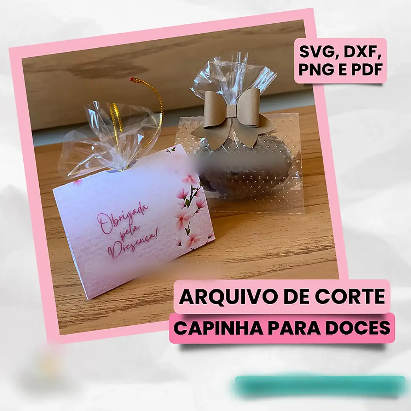 Arquivo Capinha para Doces Arte Não Inclusa - Dicas de Papelaria 1