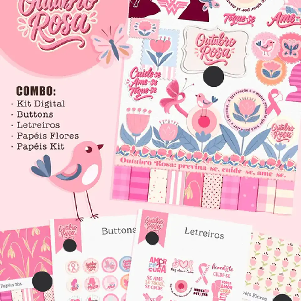 Kit Digital Outubro Rosa 1