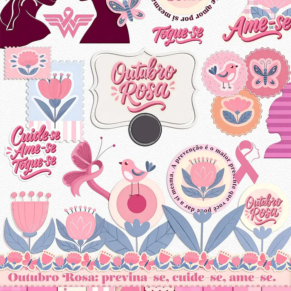 Kit Digital Outubro Rosa 5