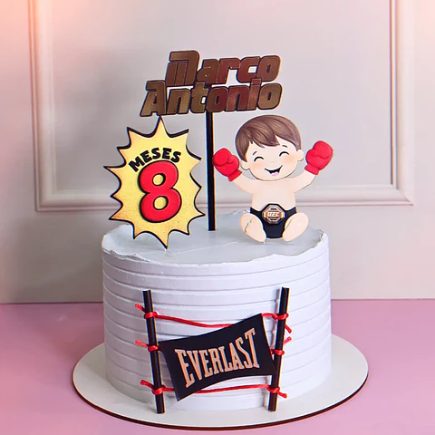 Arquivo Topo de Bolo Bebê UFC Luta