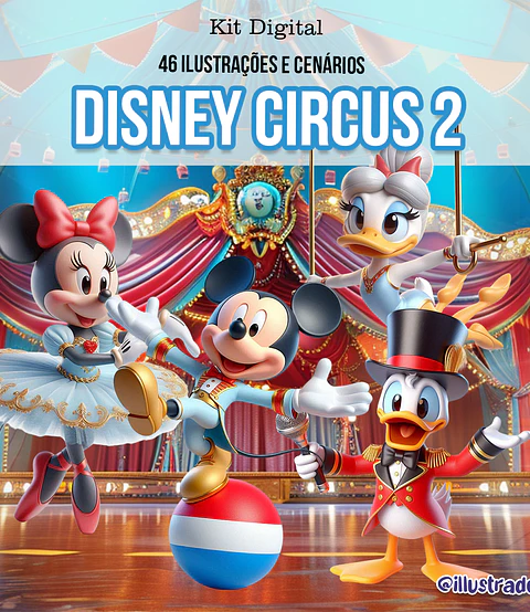 Kit Digital Disney Circus 2 - Ilustradeb
