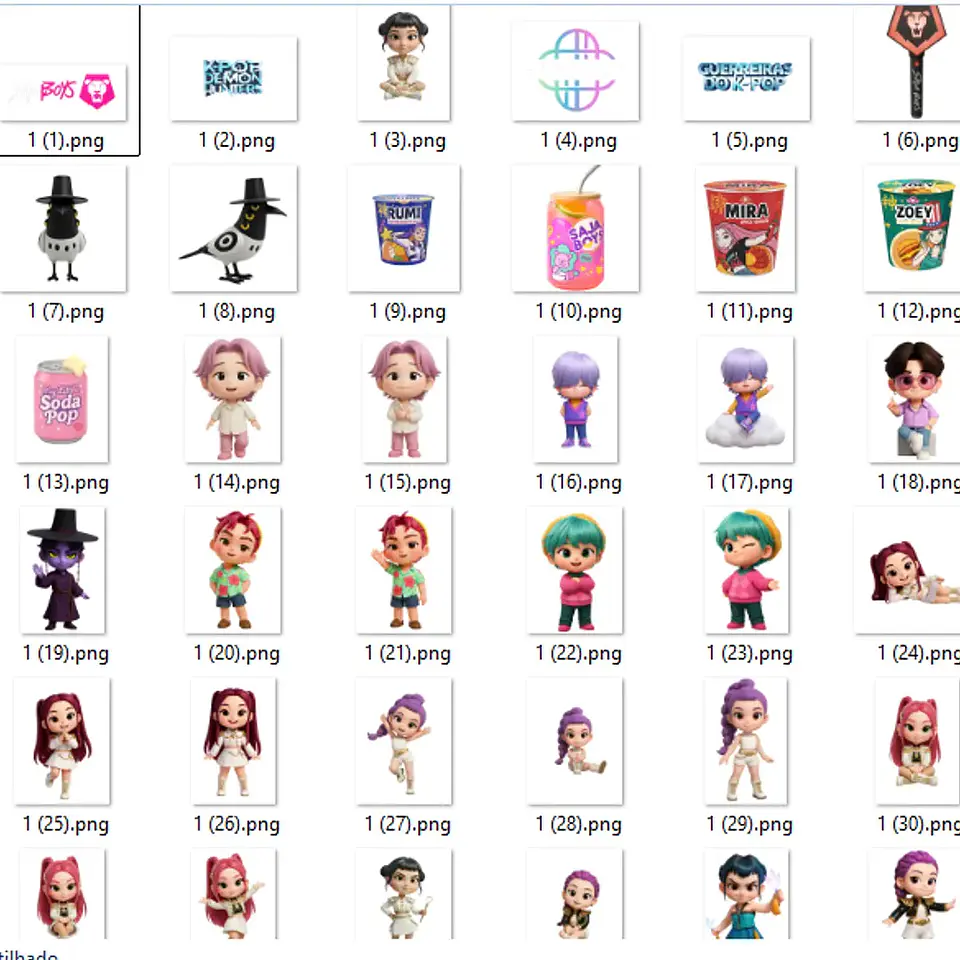 Kit Digital Guerreiras do Kpop - Ilustradeb 2