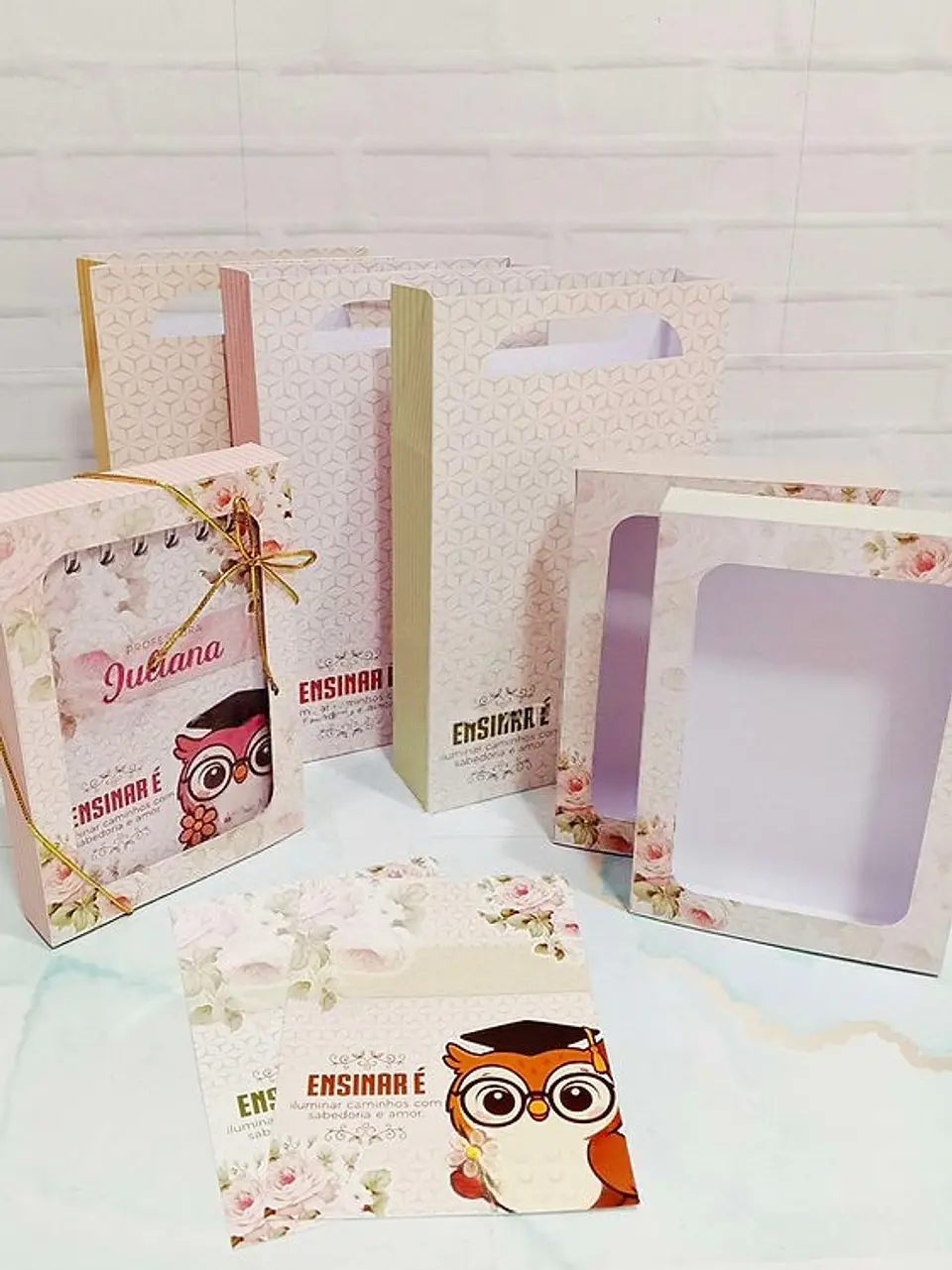 Arquivo Kit Bloquinho + Sacolinha Professores - Kif 1
