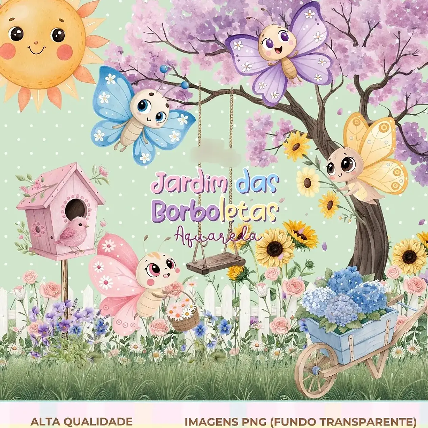 Kit Digital Jardim das Borboletas 1