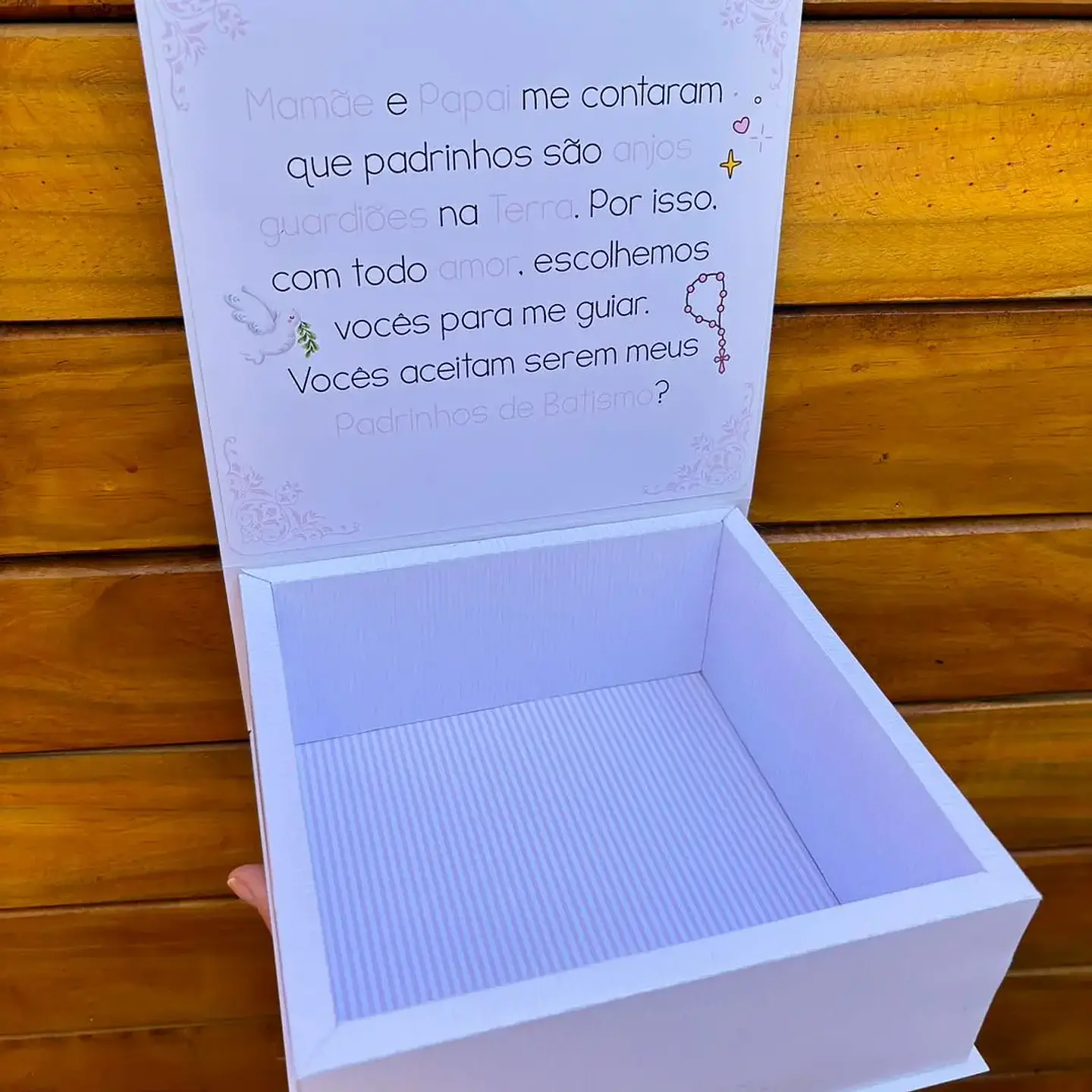 Arquivo Caixa Batizado Padrinhos - Arquivos Gritti 3