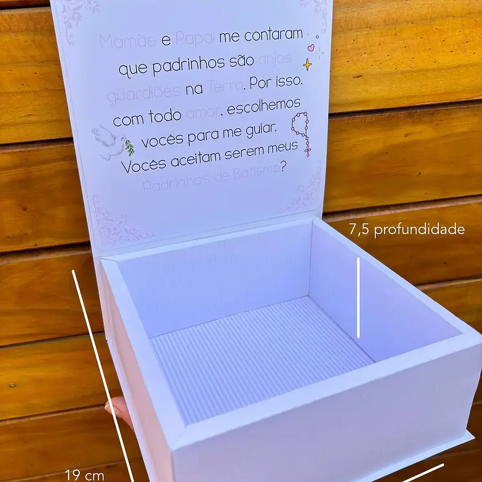 Arquivo Caixa Batizado Padrinhos - Arquivos Gritti 8