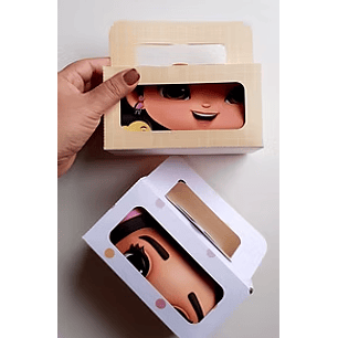 Arquivo Caixa Ecobag Fofa Somente Molde - Atelie Claudia Ferreira