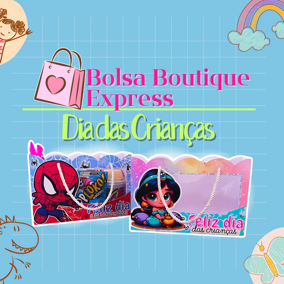 Arquivo Dia das Crianças Combo Bolsas Boutiques - Ateliê Arquivos 1