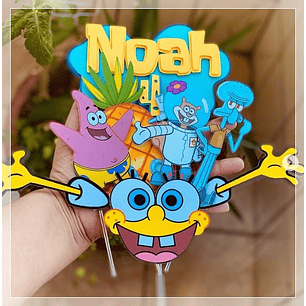 Arquivo de Corte Topo Bob Esponja 