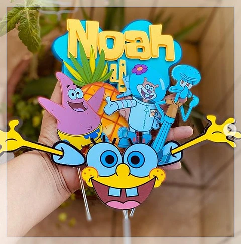 Arquivo de Corte Topo Bob Esponja 