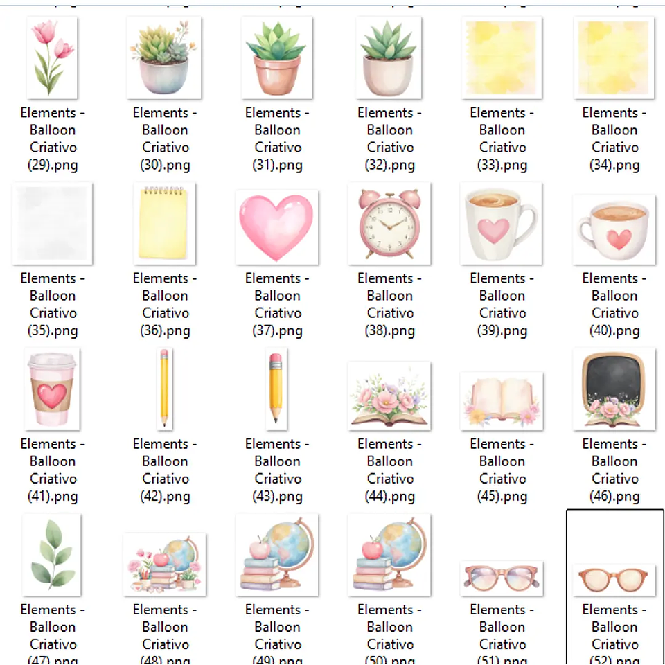 Kit Digital Querida Professora - Balloon 3