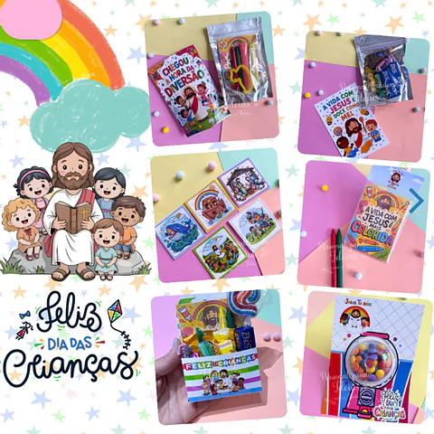 Arquivo Dia das Crianças Combo Cristão - Personalizando com a Thata