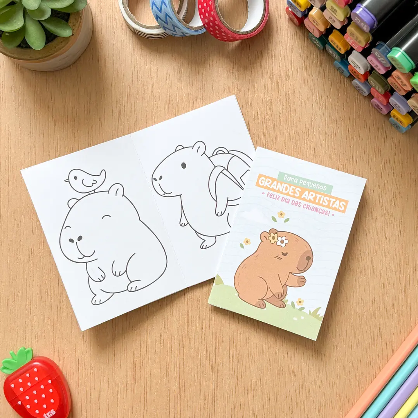 Arquivo Dia das Crianças Mini Livrinho de Colorir - Tudo Pra Papelaria 4