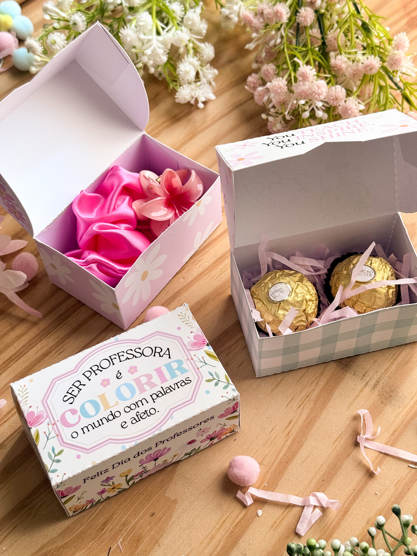 Arquivo Dia dos Professores Caixinha 2 Docinhos - Ilustracin 1