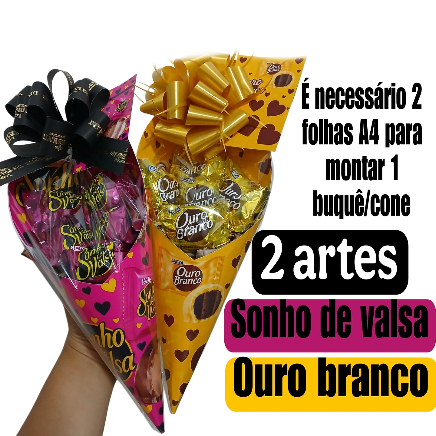 Arquivo Buquê Cone - Dy Presentes 1