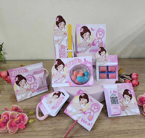 Arquivo Outubro Rosa Kit 8 Mimos - Iza Nagliatti