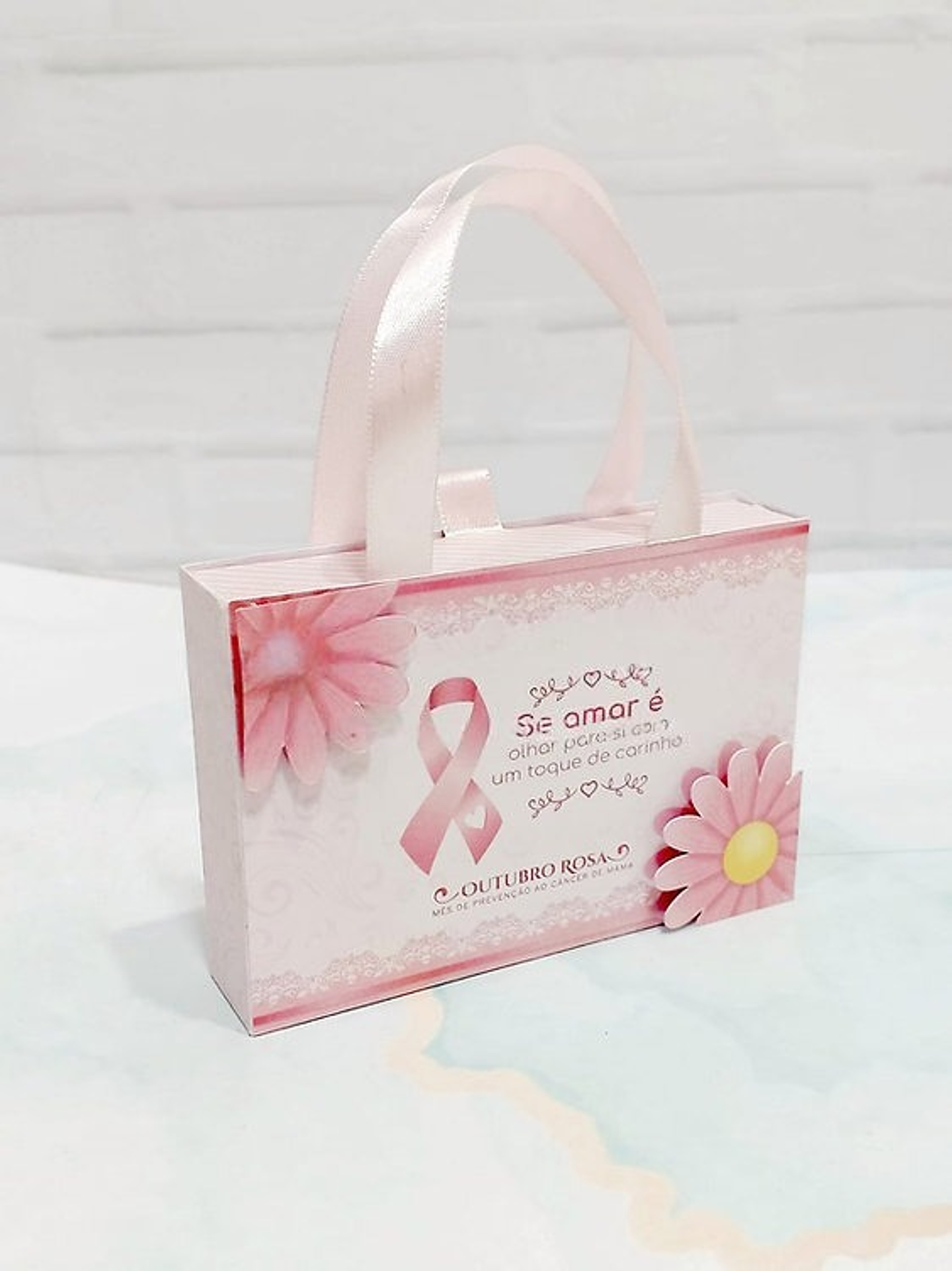 Arquivo Outubro Rosa Mini Sacolinha Kit Kat - Kif 1