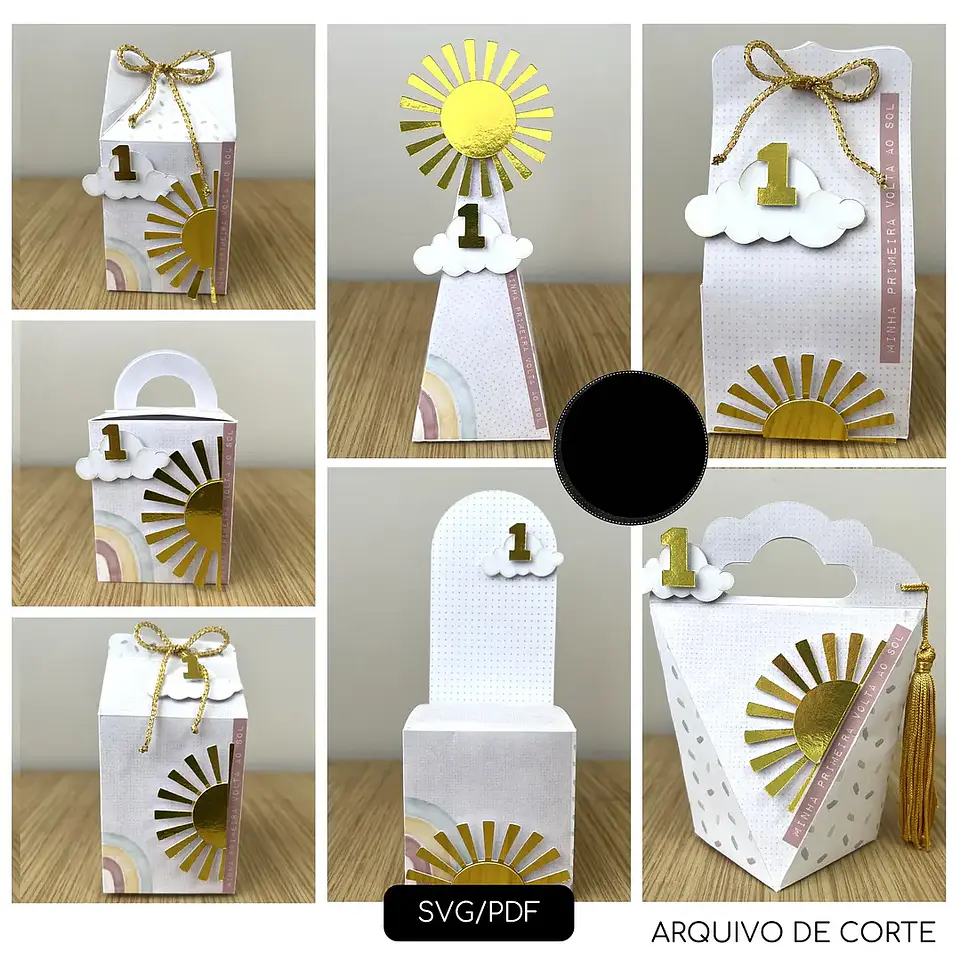 Arquivo de Corte Sunshine Raio de Sol 25 - Mimos Digitais 1