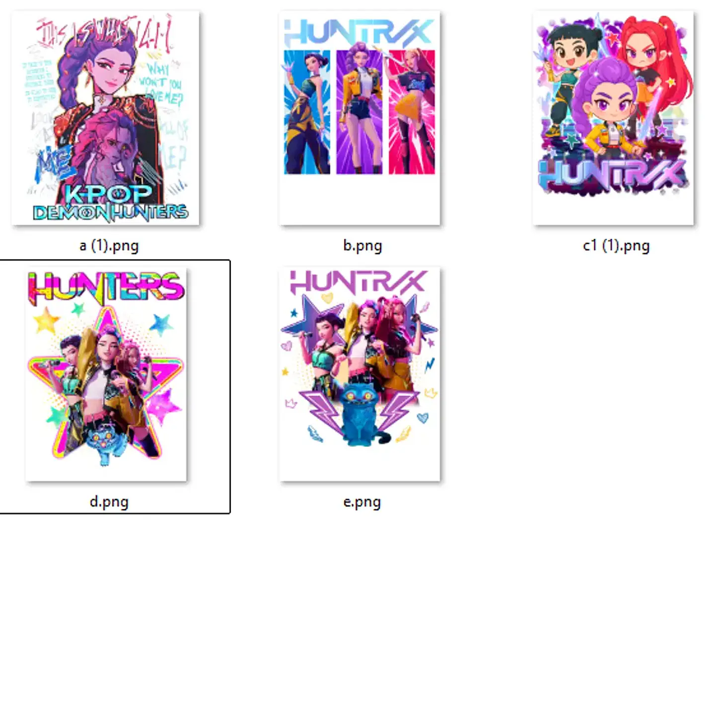 Kit Digital Huntrix Guerreiras do Kpop 4 2