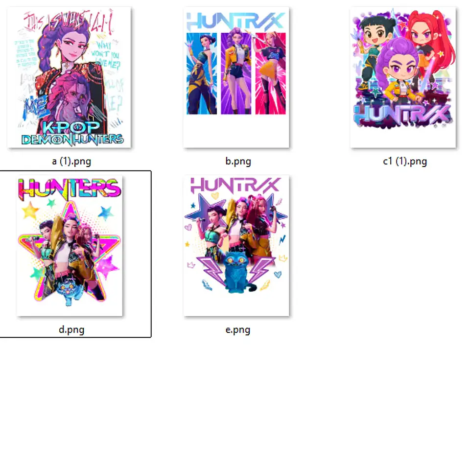 Kit Digital Huntrix Guerreiras do Kpop 4 2