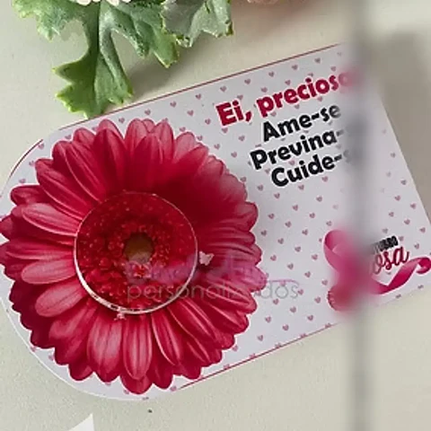 Arquivo Outubro Rosa Card Mini Potinho Hidratante - Crisolartes