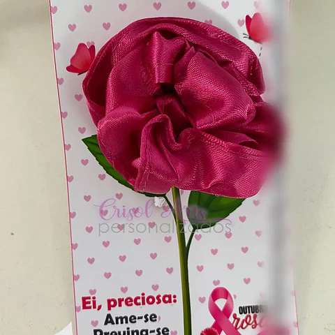 Arquivo Outubro Rosa Card Xuxinha Flor - Crisolartes