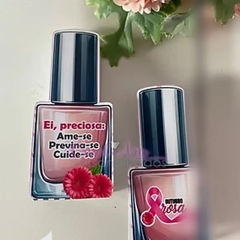 Arquivo Outubro Rosa Porta Esmalte - Crisolartes