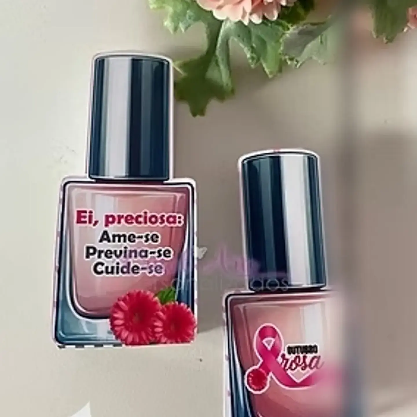 Arquivo Outubro Rosa Porta Esmalte - Crisolartes 1